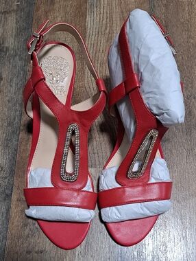 Vince Camuto Red Heels Size 8 Medium